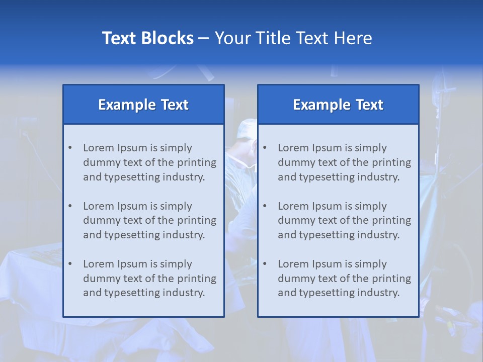 Care Pain Surgeon PowerPoint Template