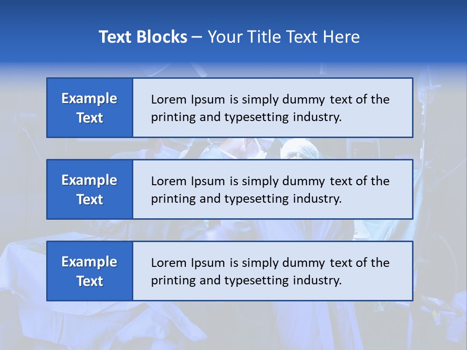 Care Pain Surgeon PowerPoint Template