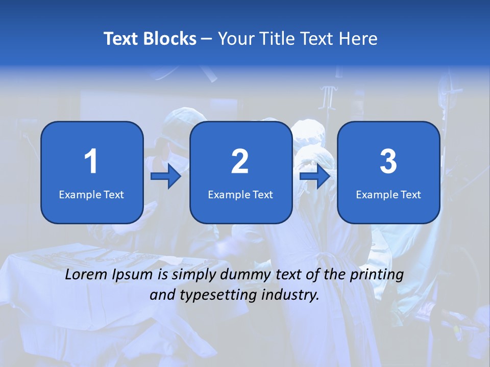 Care Pain Surgeon PowerPoint Template