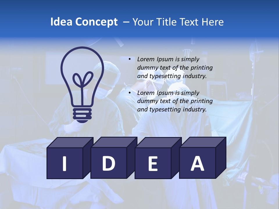 Care Pain Surgeon PowerPoint Template