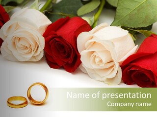 Elegance Beautiful Marriage PowerPoint Template