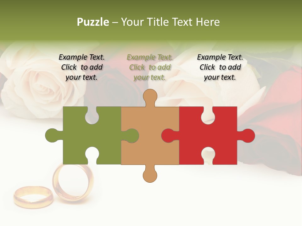 Elegance Beautiful Marriage PowerPoint Template