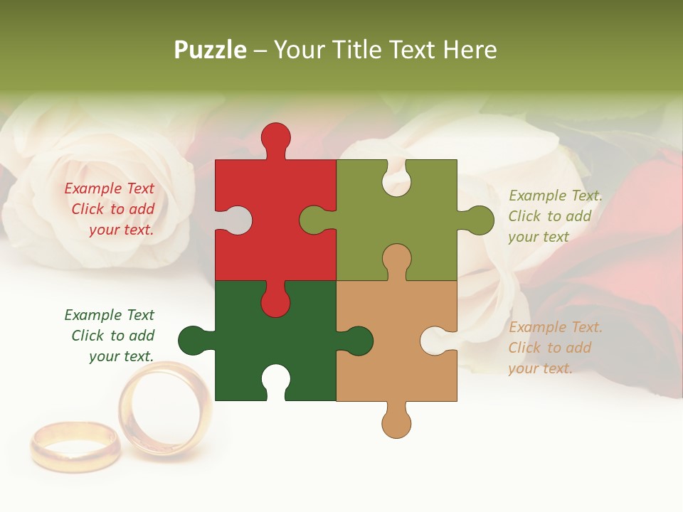 Elegance Beautiful Marriage PowerPoint Template