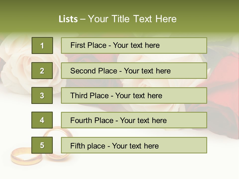 Elegance Beautiful Marriage PowerPoint Template