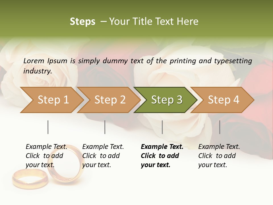 Elegance Beautiful Marriage PowerPoint Template