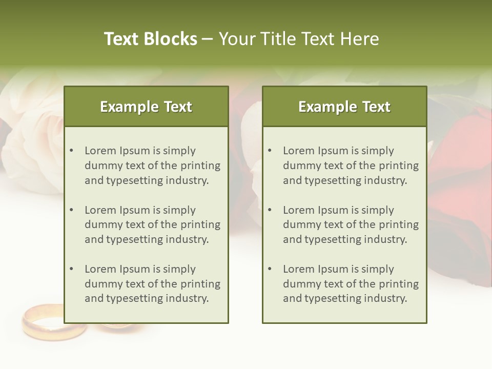 Elegance Beautiful Marriage PowerPoint Template