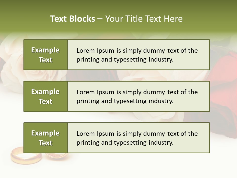 Elegance Beautiful Marriage PowerPoint Template