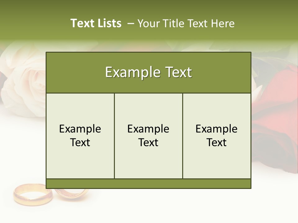 Elegance Beautiful Marriage PowerPoint Template