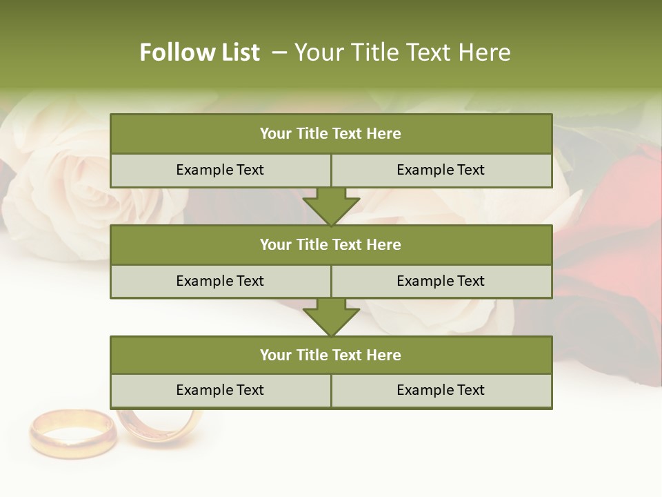 Elegance Beautiful Marriage PowerPoint Template