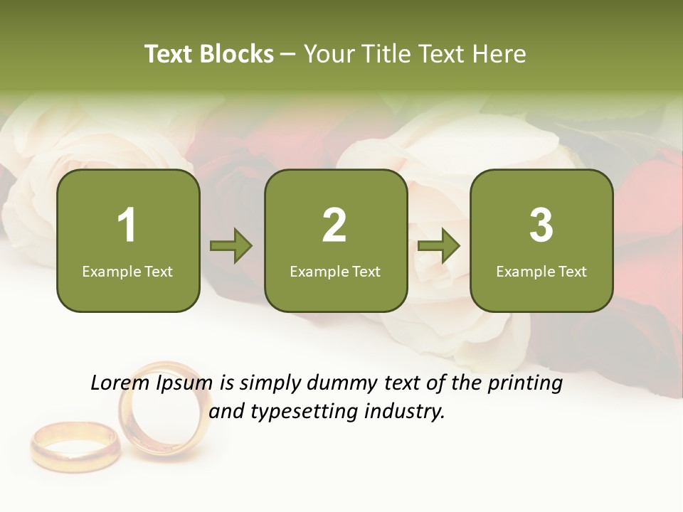 Elegance Beautiful Marriage PowerPoint Template