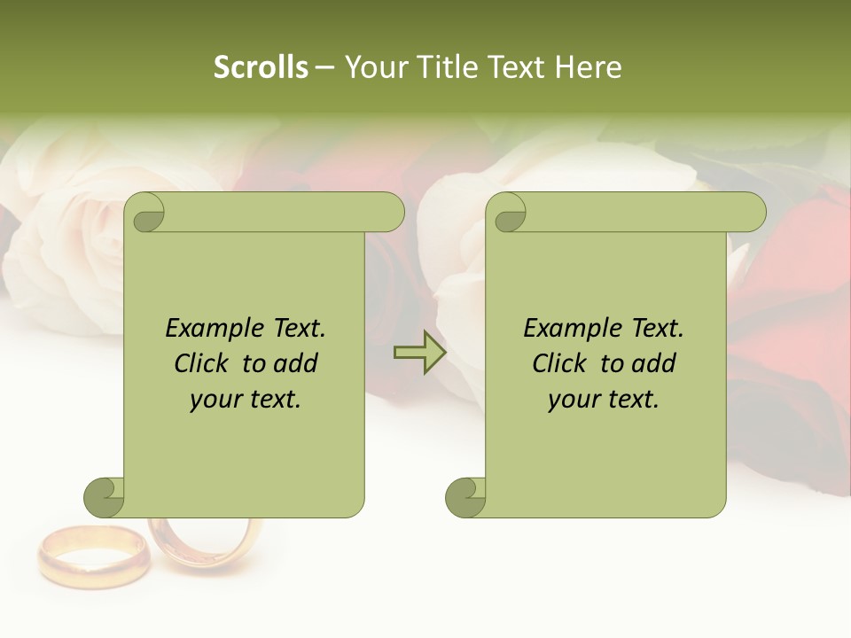 Elegance Beautiful Marriage PowerPoint Template
