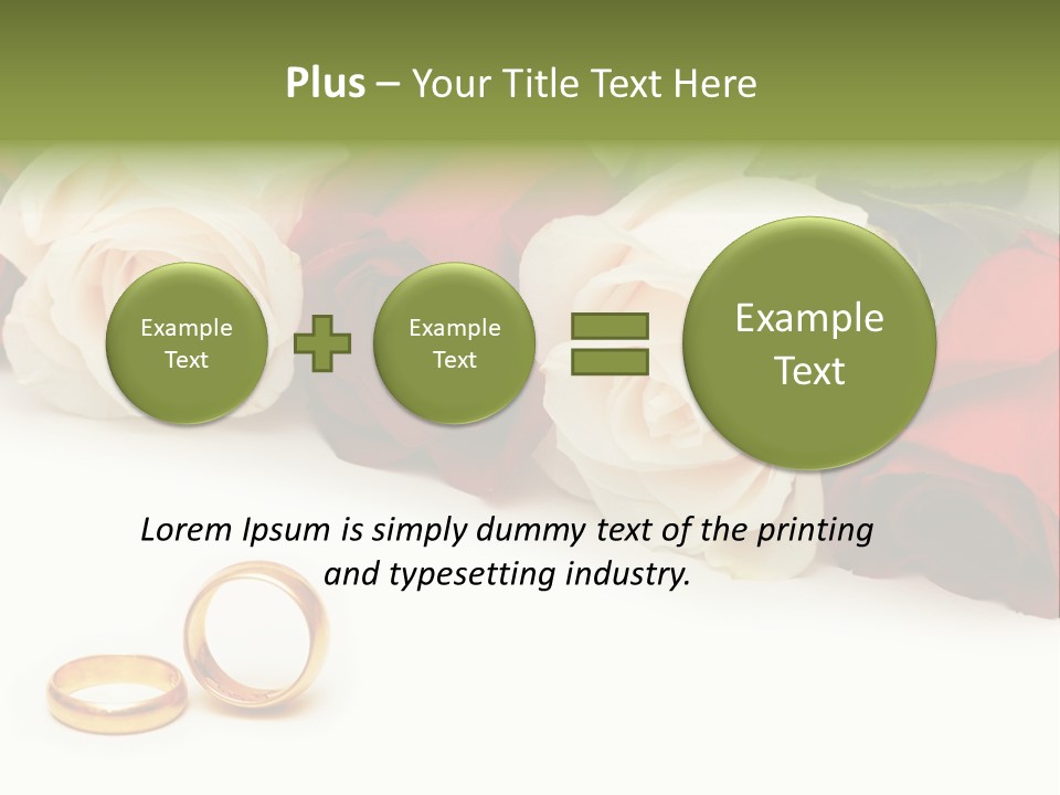 Elegance Beautiful Marriage PowerPoint Template