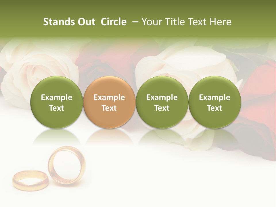 Elegance Beautiful Marriage PowerPoint Template