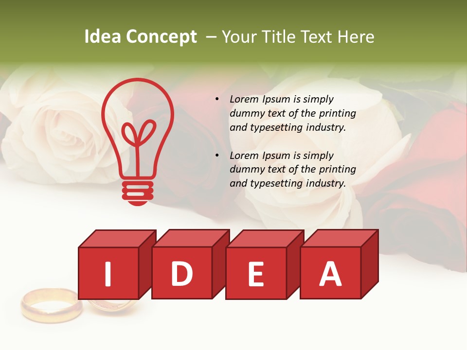 Elegance Beautiful Marriage PowerPoint Template