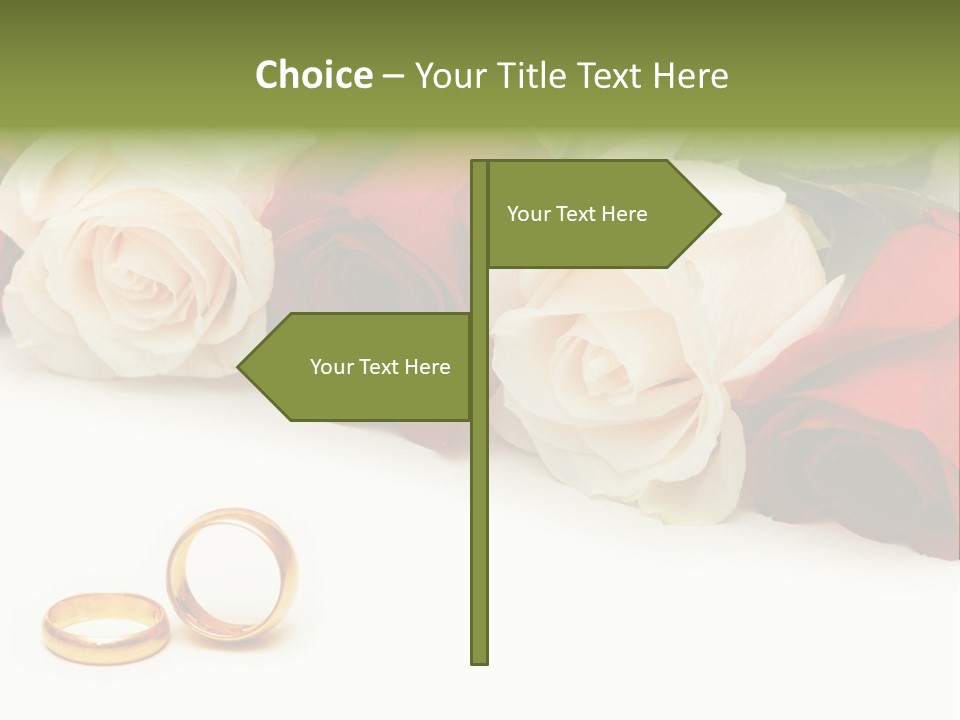 Elegance Beautiful Marriage PowerPoint Template