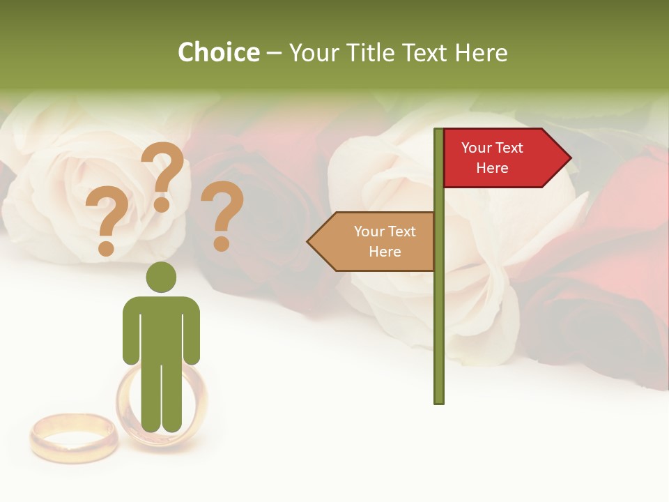 Elegance Beautiful Marriage PowerPoint Template