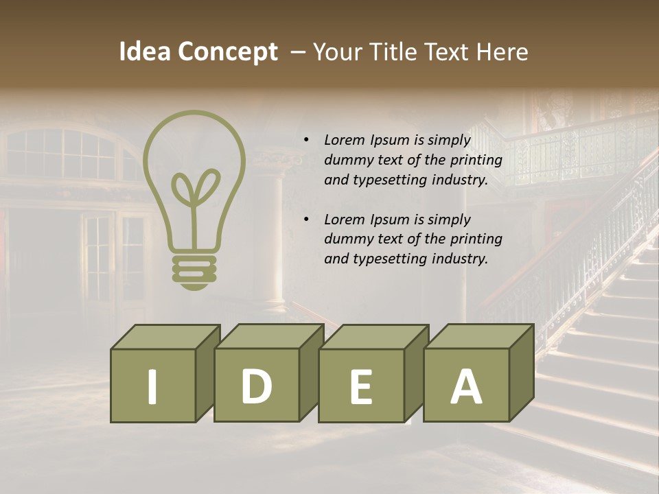 Wall Ddr Renovation PowerPoint Template