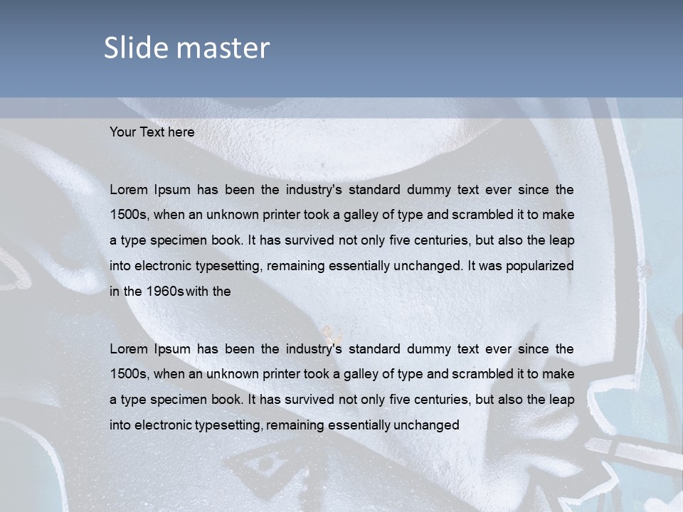 Nobody Modern Spray PowerPoint Template