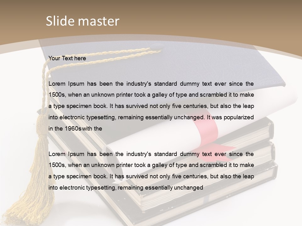 Educational Ceremony Certification PowerPoint Template