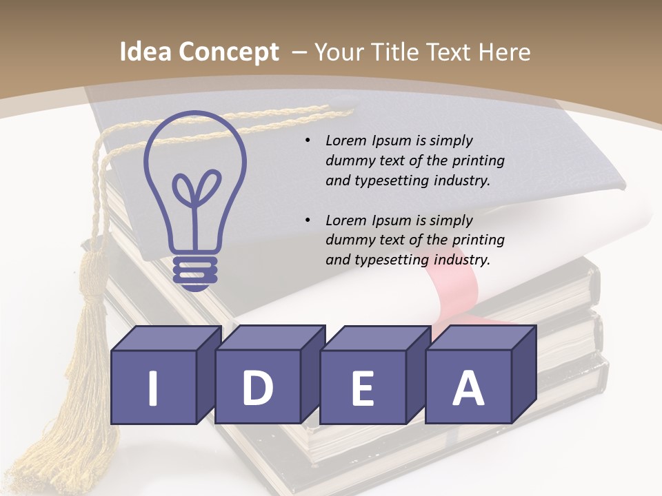 Educational Ceremony Certification PowerPoint Template