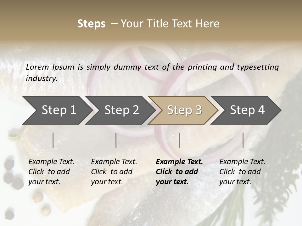 Fillet Food Fish PowerPoint Template