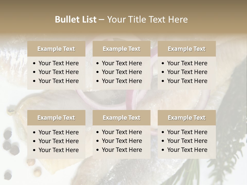 Fillet Food Fish PowerPoint Template