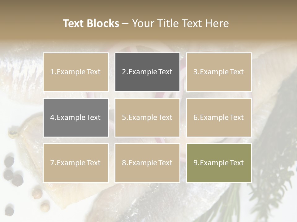 Fillet Food Fish PowerPoint Template