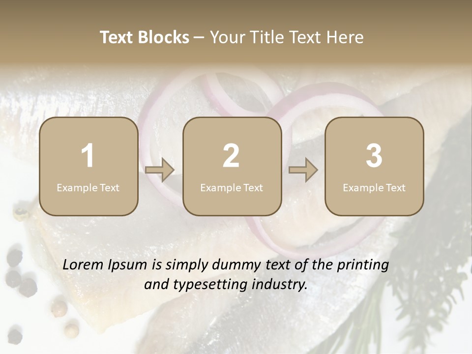 Fillet Food Fish PowerPoint Template