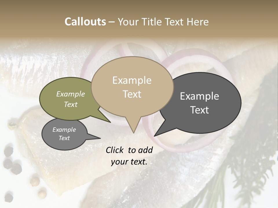 Fillet Food Fish PowerPoint Template