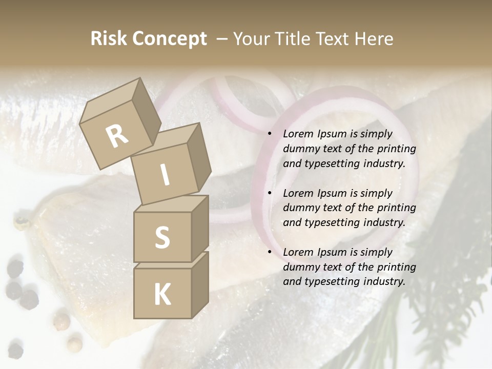 Fillet Food Fish PowerPoint Template