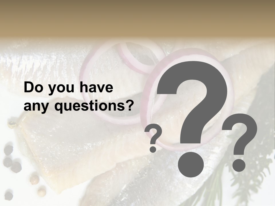 Fillet Food Fish PowerPoint Template