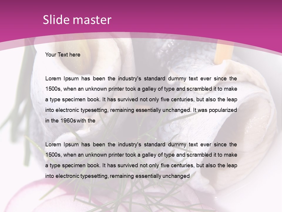 Sea Herring Fish PowerPoint Template