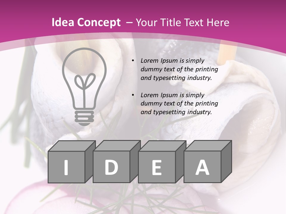 Sea Herring Fish PowerPoint Template