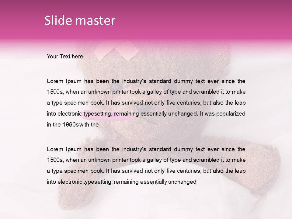 White Paediatrician Wounded PowerPoint Template