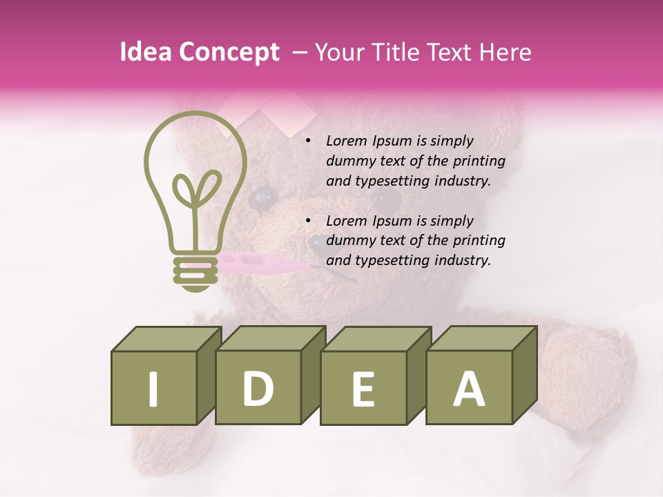 White Paediatrician Wounded PowerPoint Template