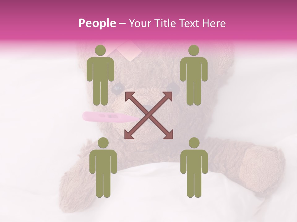 White Paediatrician Wounded PowerPoint Template