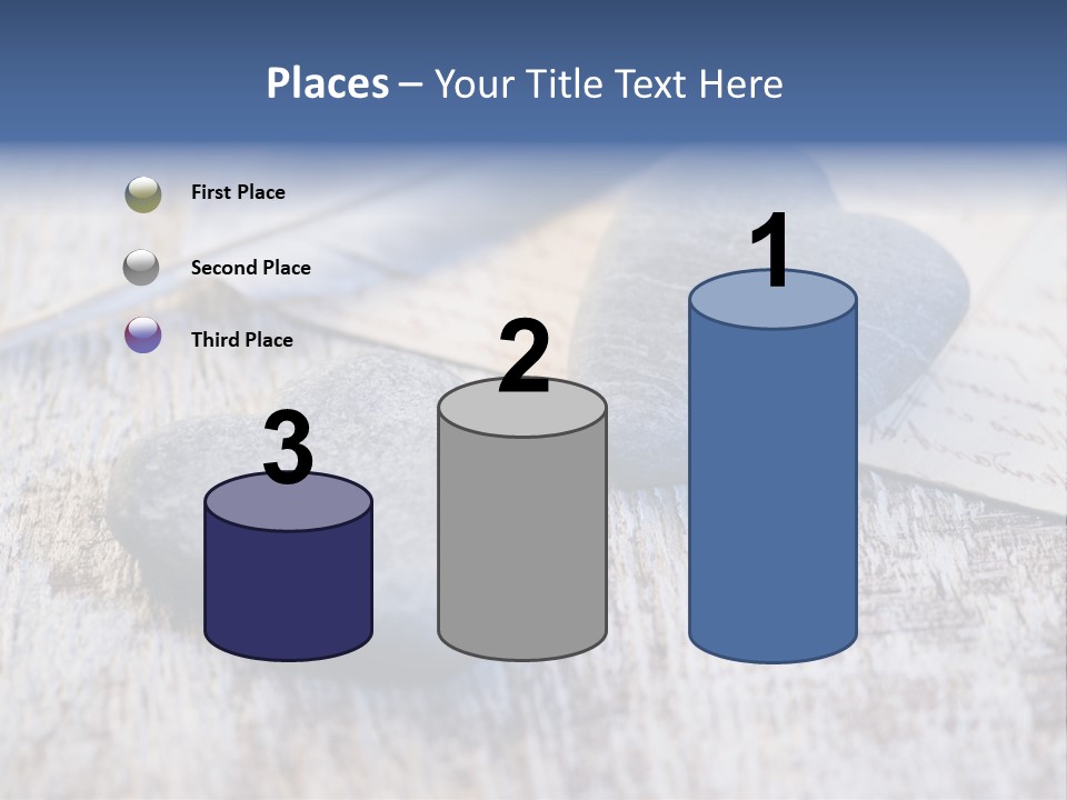 Postcard Symbol Stone PowerPoint Template