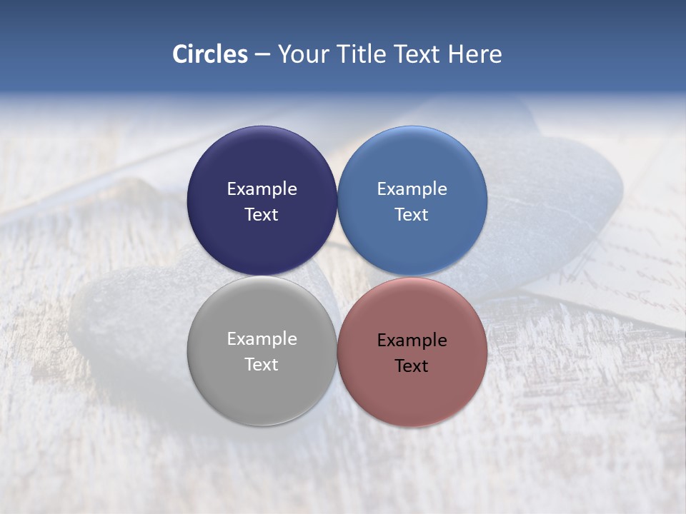 Postcard Symbol Stone PowerPoint Template