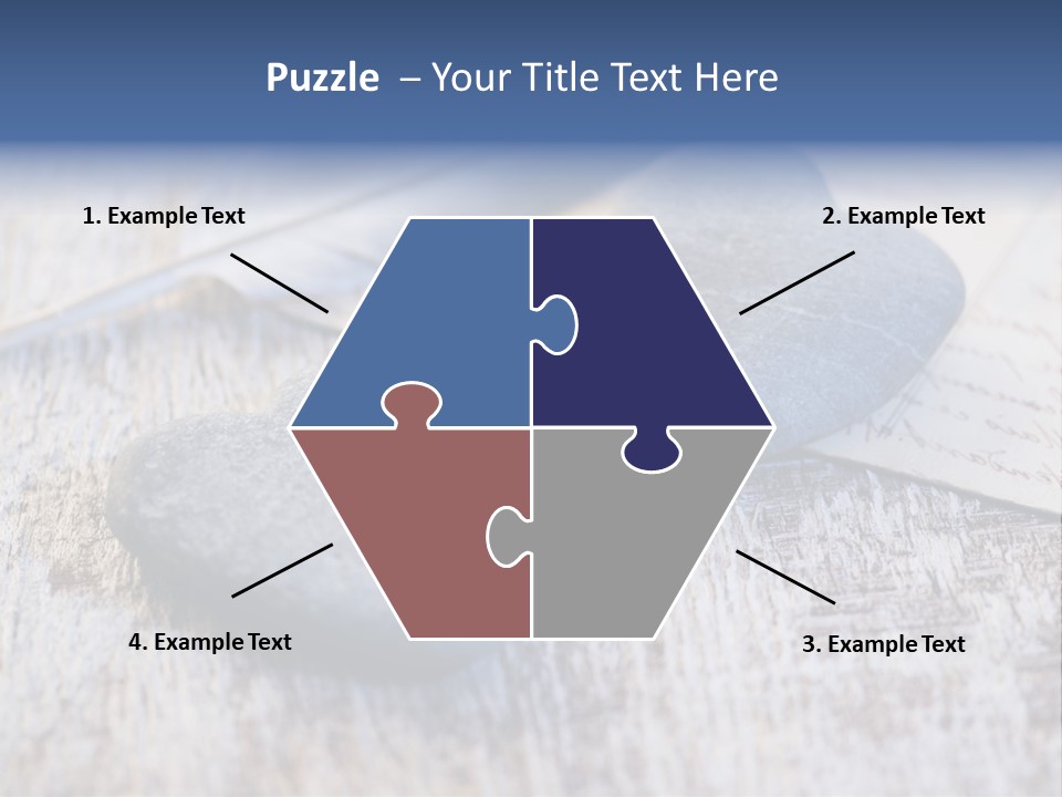 Postcard Symbol Stone PowerPoint Template