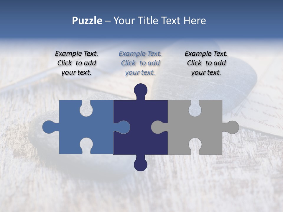 Postcard Symbol Stone PowerPoint Template