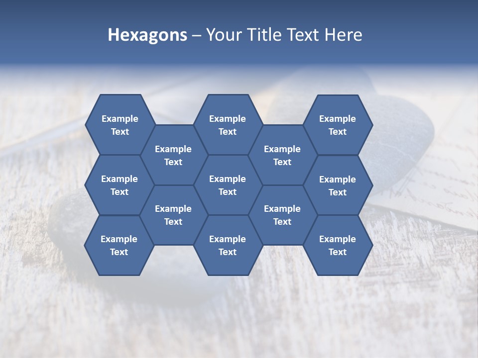 Postcard Symbol Stone PowerPoint Template