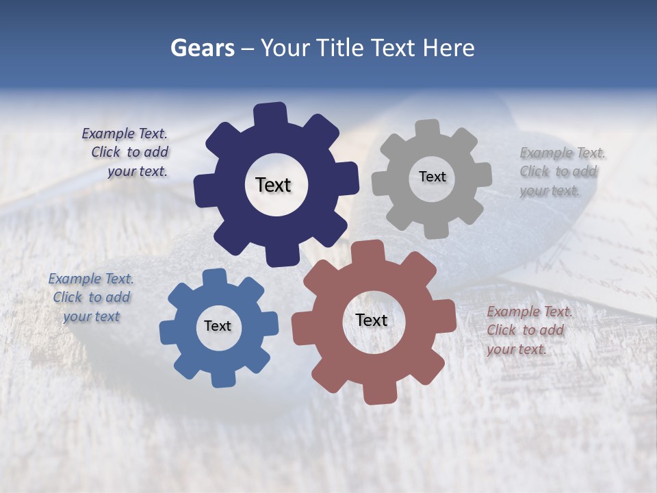 Postcard Symbol Stone PowerPoint Template