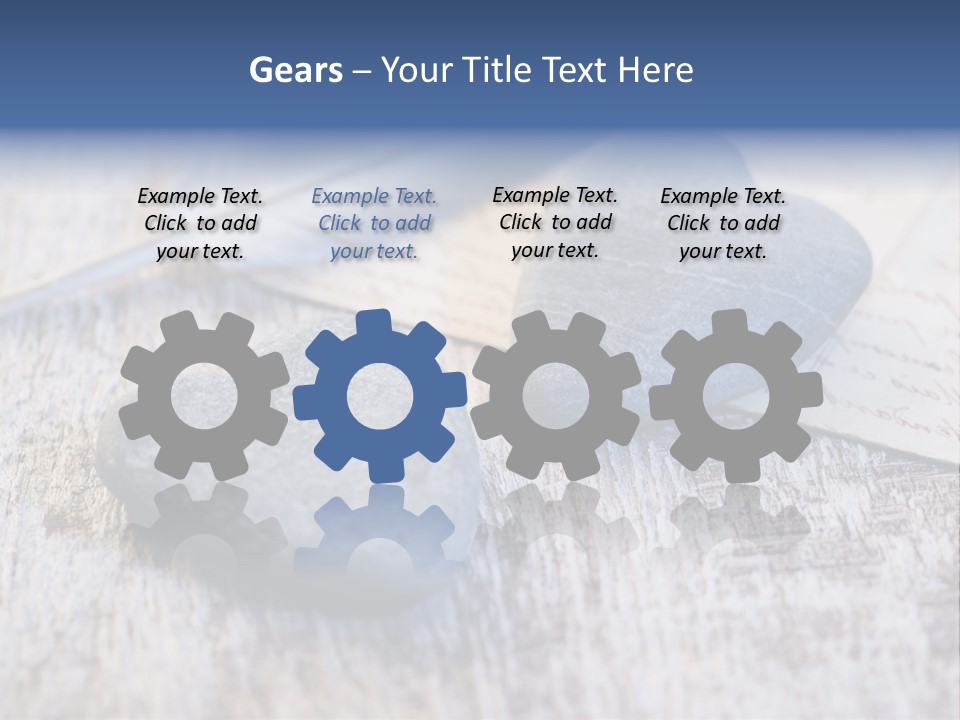 Postcard Symbol Stone PowerPoint Template