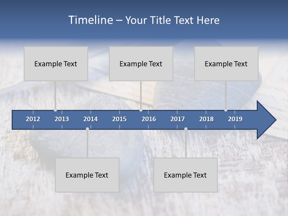 Postcard Symbol Stone PowerPoint Template