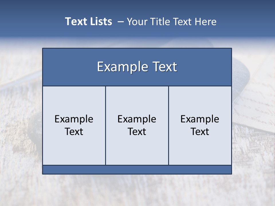 Postcard Symbol Stone PowerPoint Template