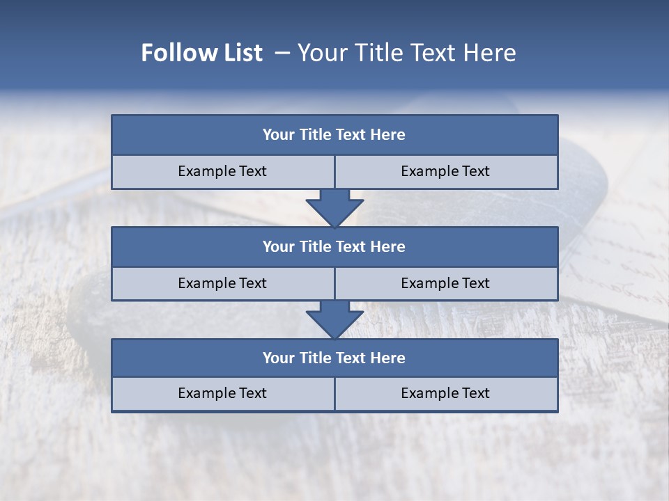 Postcard Symbol Stone PowerPoint Template