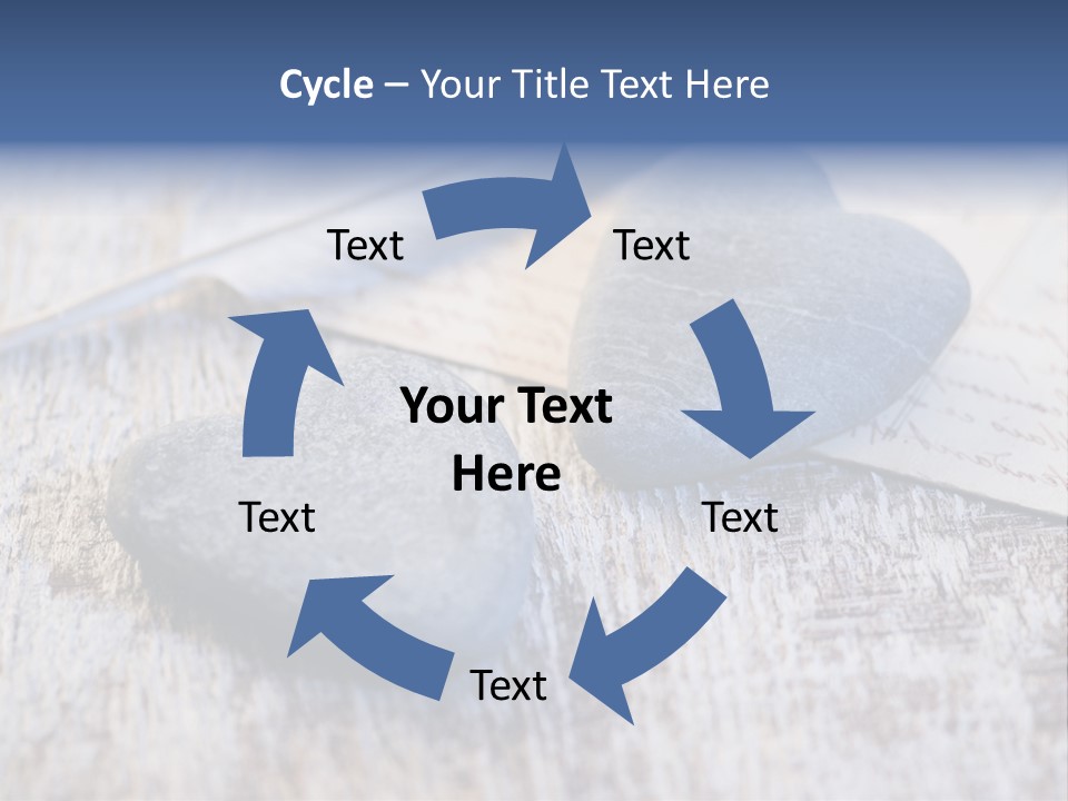 Postcard Symbol Stone PowerPoint Template