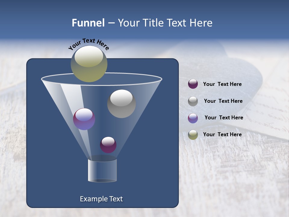 Postcard Symbol Stone PowerPoint Template