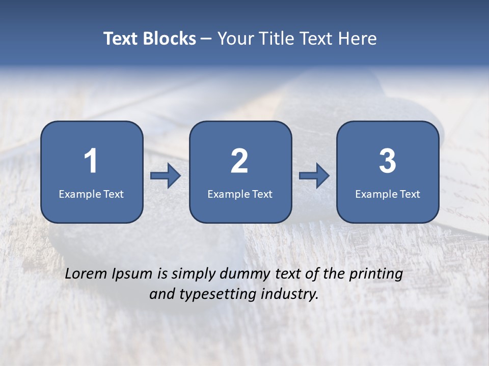 Postcard Symbol Stone PowerPoint Template
