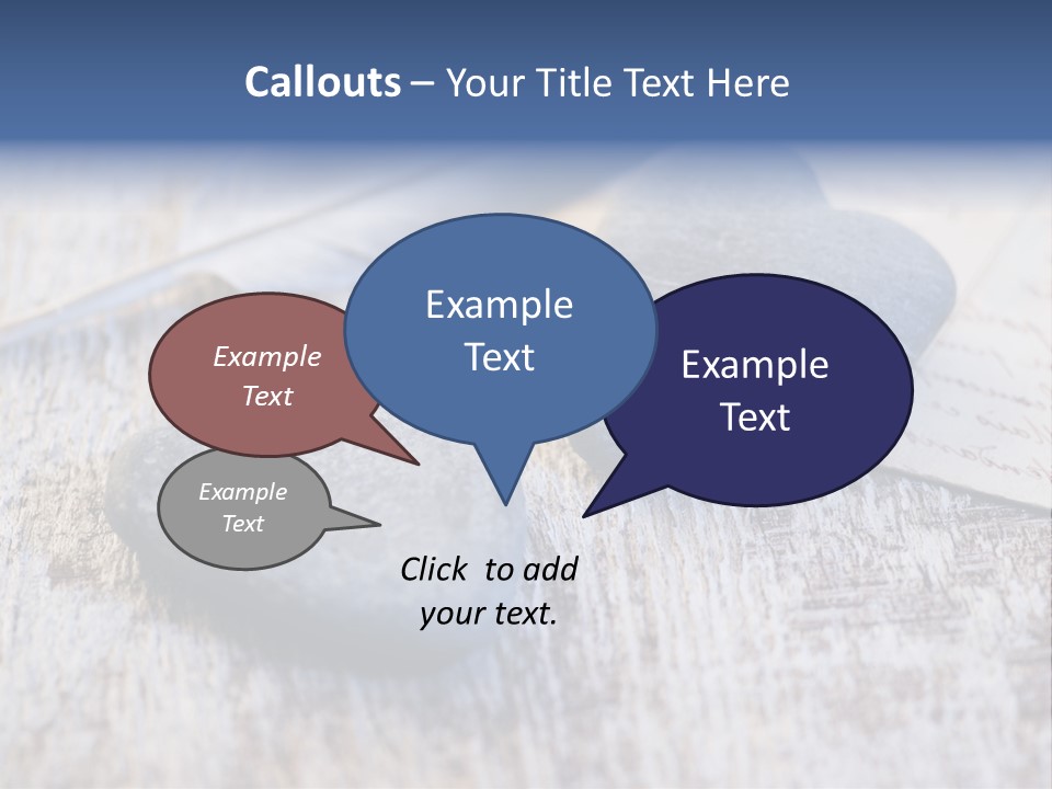 Postcard Symbol Stone PowerPoint Template